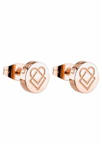 Liebeskind Berlin, Damen Paar Ohrstecker, Rosegold
