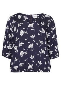 JUNAROSE, Damen Bluse, Blau / Navy