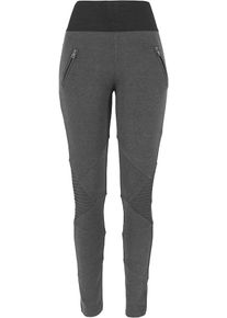 Urban Classics, Damen Leggings, Dunkelgrau / Schwarz