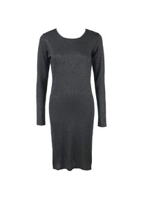 Ichi, Damen Strickkleid, Grau / Silber