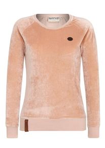 Naketano, Damen Sweatshirt 'Mackin da Hoes', Altrosa