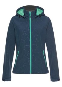 Icepeak, Damen Softshelljacke 'Vilma', Marine / Mint