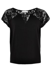 IN FRONT, Damen Top 'Regina', Schwarz