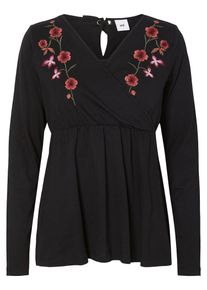 MAMALICIOUS, Damen Bluse, Rosa / Merlot / Schwarz