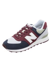 New Balance, Herren Sneaker 'ML574-INE-D', Nachtblau / Bordeaux / Weiß