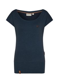 Naketano, Damen T-Shirt 'Dirty Wolle', Dunkelblau