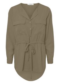 Pieces, Damen Hemd, Khaki