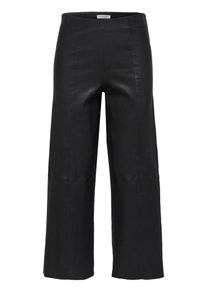 Selected Femme, Damen Lederhose, Schwarz