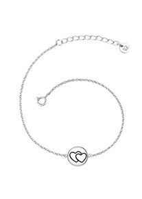 Glanzstücke München Glanzstücke München, Damen Armband, Schwarz / Silber