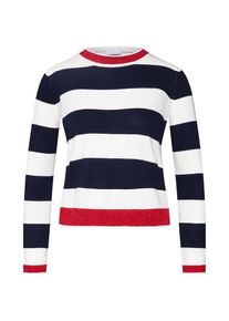 iBlues, Damen Pullover 'Zogno', Navy / Weiß