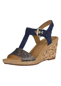 Gabor, Damen Sandalen, Blau / Nachtblau / Hellbraun