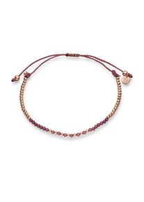 Glanzstücke München Glanzstücke München, Damen Armband, Rosegold / Dunkellila