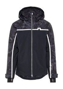 J. Lindeberg J.Lindeberg, Herren Jacke 'Sitkin', Taubenblau / Schwarz / Wei&szlig;