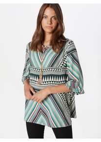 Cartoon, Damen Bluse, Aqua / Smaragd / Ros&eacute; / Wei&szlig;