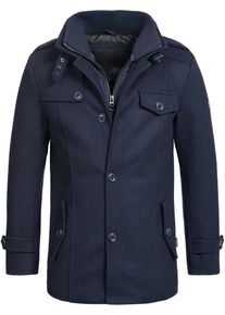 INDICODE JEANS, Herren Wollmantel ' Brandon Mäntel ', Navy