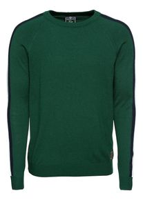 Key Largo, Herren Pullover 'MST ASPEN round', Dunkelgrün