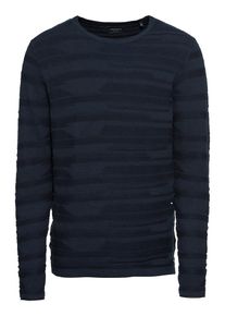 Funky Buddha, Herren Pullover 'KNITWEAR', Dunkelblau
