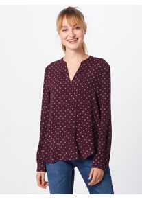 Tommy Hilfiger, Damen Bluse 'LUCIA BLOUSE LS', Blutrot