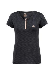 O.C.K. OCK, Damen Funktionsshirt, Dunkelgrau / Schwarz
