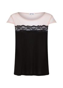 ABOUT YOU, Damen Shirt 'Alessandra', Rosa / Schwarz