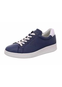 Ecco, Damen Schnürschuhe, Marine / Weiß
