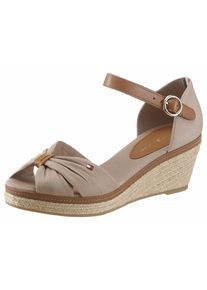 Tommy Hilfiger, Damen Sandale, Hellbraun