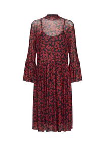 MOSS COPENHAGEN, Damen Kleid 'Kit', Rot / Schwarz