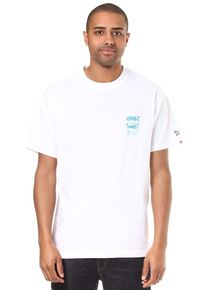 Element, Herren 'Commit-Icon' T-Shirt, Aqua / Wei&szlig;