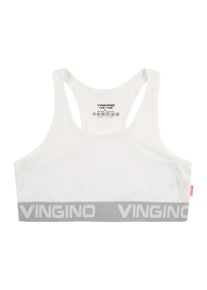 Vingino, M&auml;dchen Racer Top, Grau / Wei&szlig;