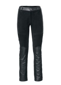 Heine, Damen Lederhose, Schwarz