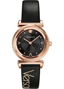 Versace, Damen Uhr 'V-MOTIF, VERE00818', Rosegold / Schwarz