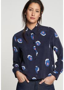 Seidensticker, Damen Bluse 'Schwarze Rose', Blau / Nachtblau / Lachs / Wei&szlig;