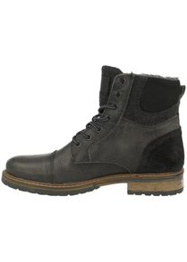 Bullboxer, Herren Schnürboots, Schwarz
