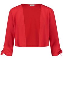 Gerry Weber, Damen Gewirke Bolerojacke mit Schleifendetail, Hellrot