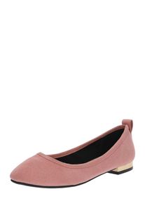 Only, Damen Ballerina 'Bell Heeled', Gold / Rosa