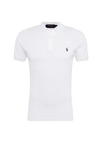 Polo Ralph Lauren, Herren Poloshirt 'SSKCSLM1-SHORT SLEEVE-KNIT', Weiß