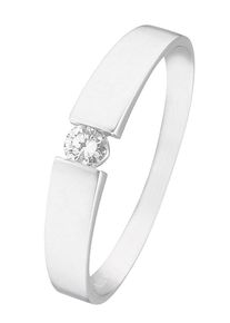 Christ, Damen Ring '60047758', Silber / Transparent