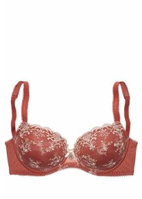 Nuance, Damen Schalen-BH, Creme / Hummer
