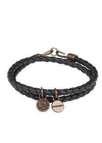 Diesel, Herren Armband 'Alucy', Schwarz