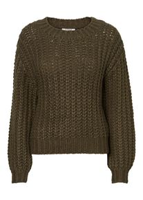 Pieces, Damen Pullover, Khaki