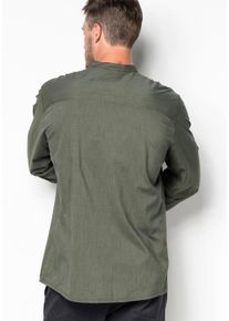 Jack Wolfskin, Herren Langarmhemd 'INDIAN SPRINGS', Oliv