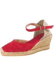 Toni Pons, Damen Sandaletten, Beige / Rot
