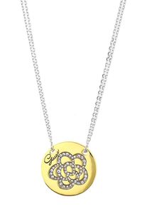 Guess, Damen Halskette UBN11307, Gold / Silber