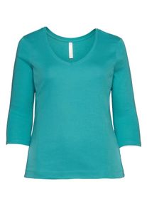 sheego Casual, Damen Shirt, Türkis
