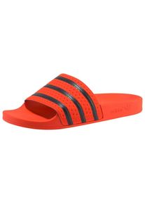 adidas originals, Damen Badesandale 'Adilette', Orange / Schwarz