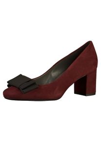 Peter Kaiser, Damen Pumps, Dunkelrot / Schwarz