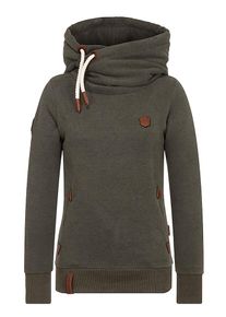 Naketano, Damen Hoody 'Tr&ouml;deln & Turteln', Braun / Khaki