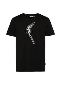 Wesc, Damen T-Shirt 'Max Matchstick s/s', Schwarz