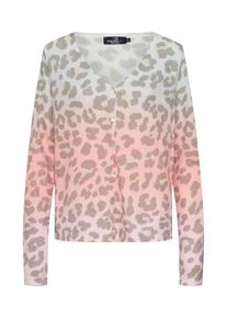 Zwillingsherz, Damen Strickjacke 'Cashmere Leo', bunt