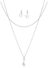 Elli, Damen Kette, Silber / Weiß